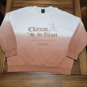 Disney Her Universe LS Oversized Sweatshirt "Chateau de Beast" - Size Large